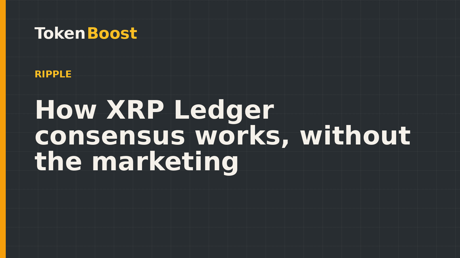 Token Boost ripple article card: How XRP Ledger consensus works, without the marketing